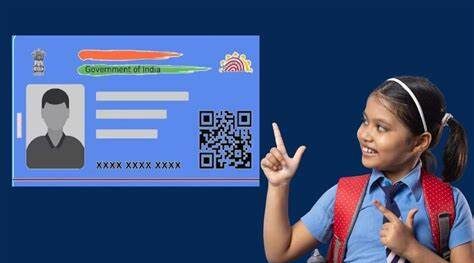 Blue aadhar card